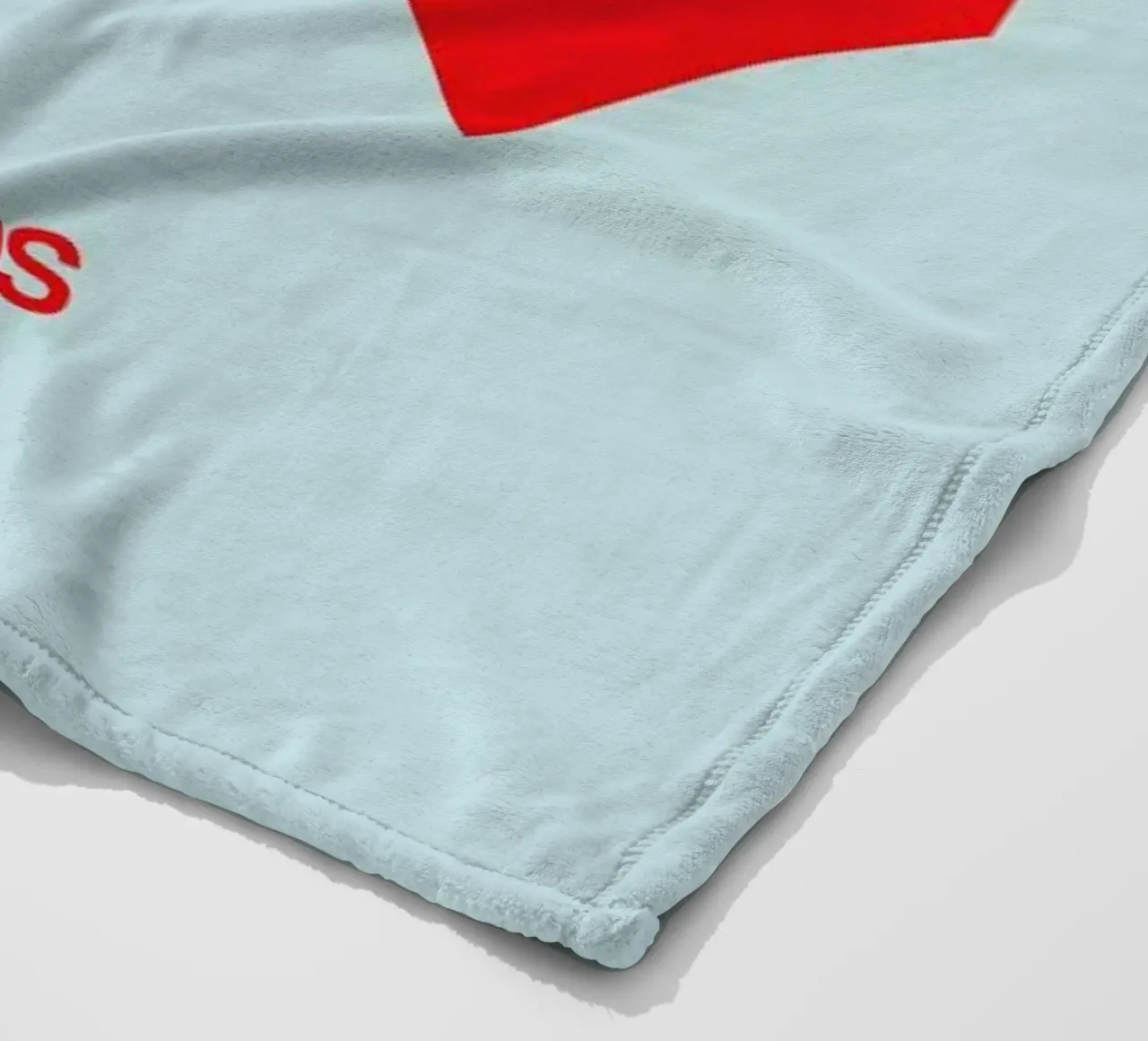 Aquarius Zodiac Sign Red coperta in pile da Naxart