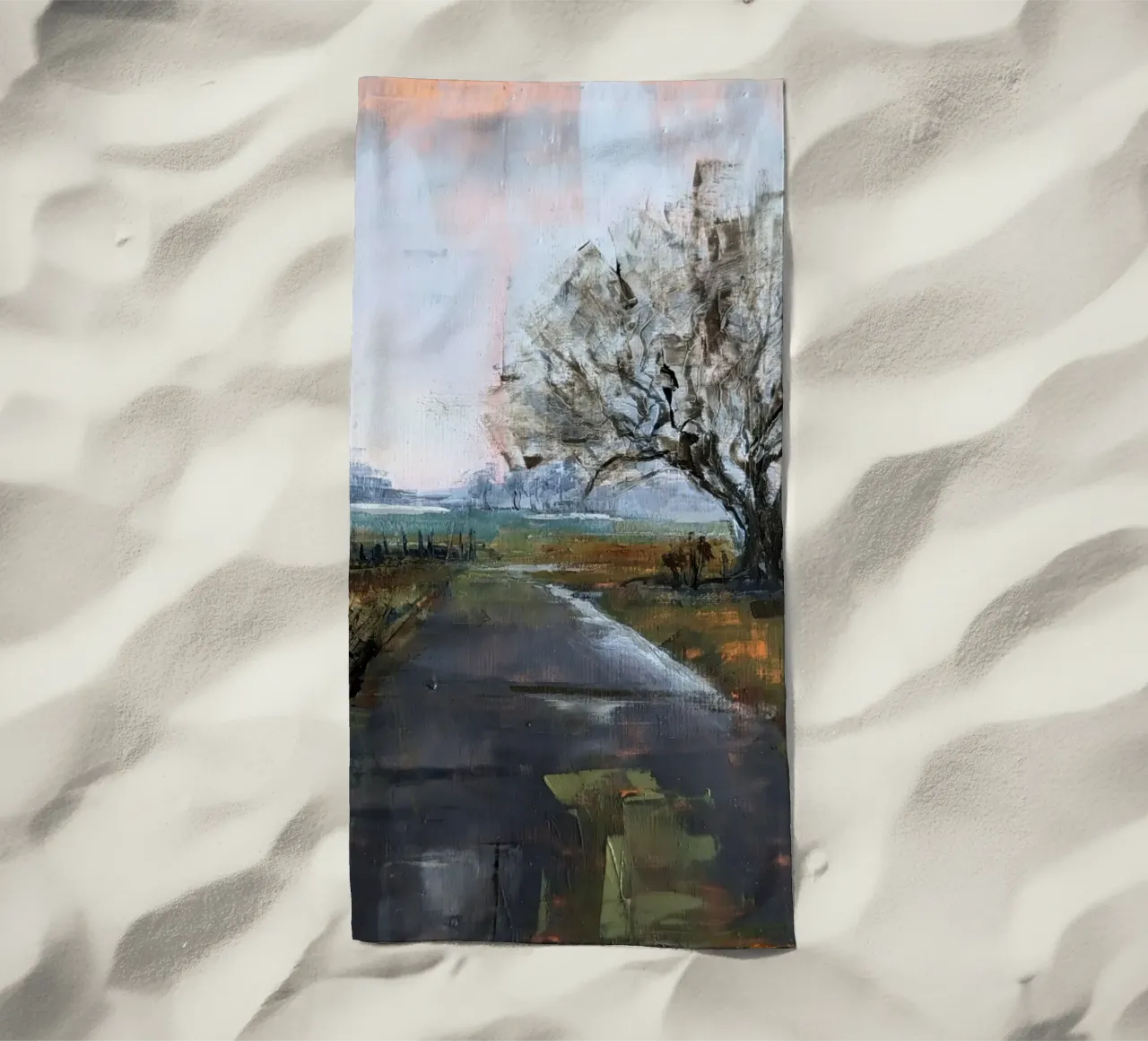 "Da nessuna parte 01" telo mare da Eduard Warkentin Art