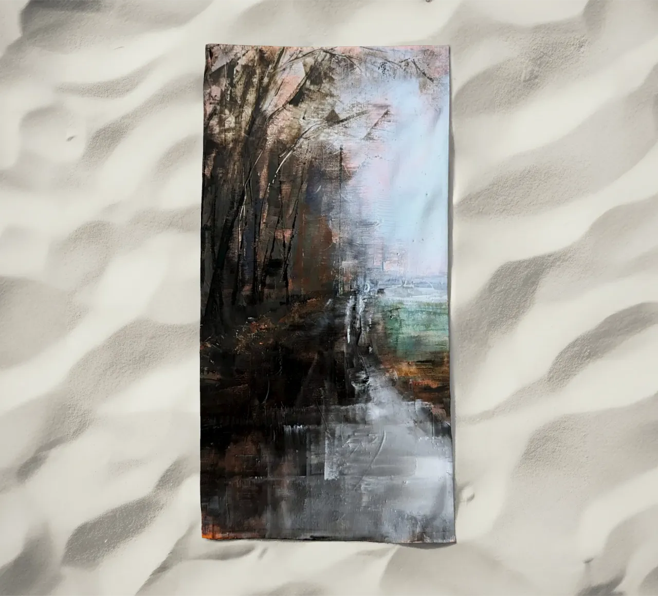 "Da nessuna parte 02" telo mare da Eduard Warkentin Art