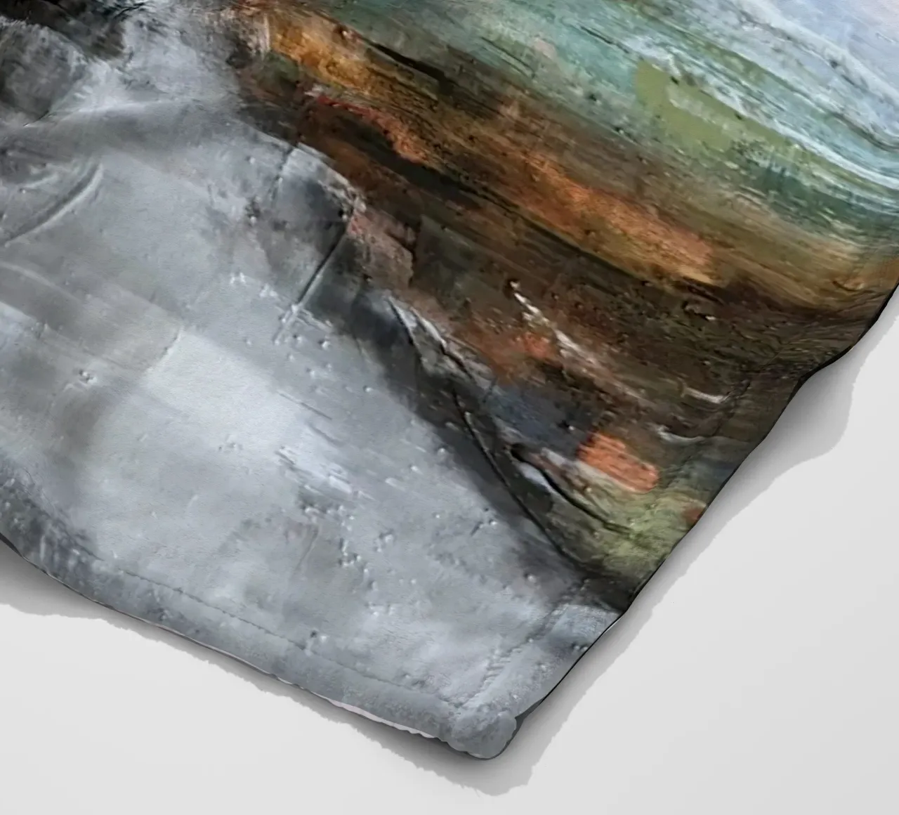 "Da nessuna parte 02" coperta in pile da Eduard Warkentin Art