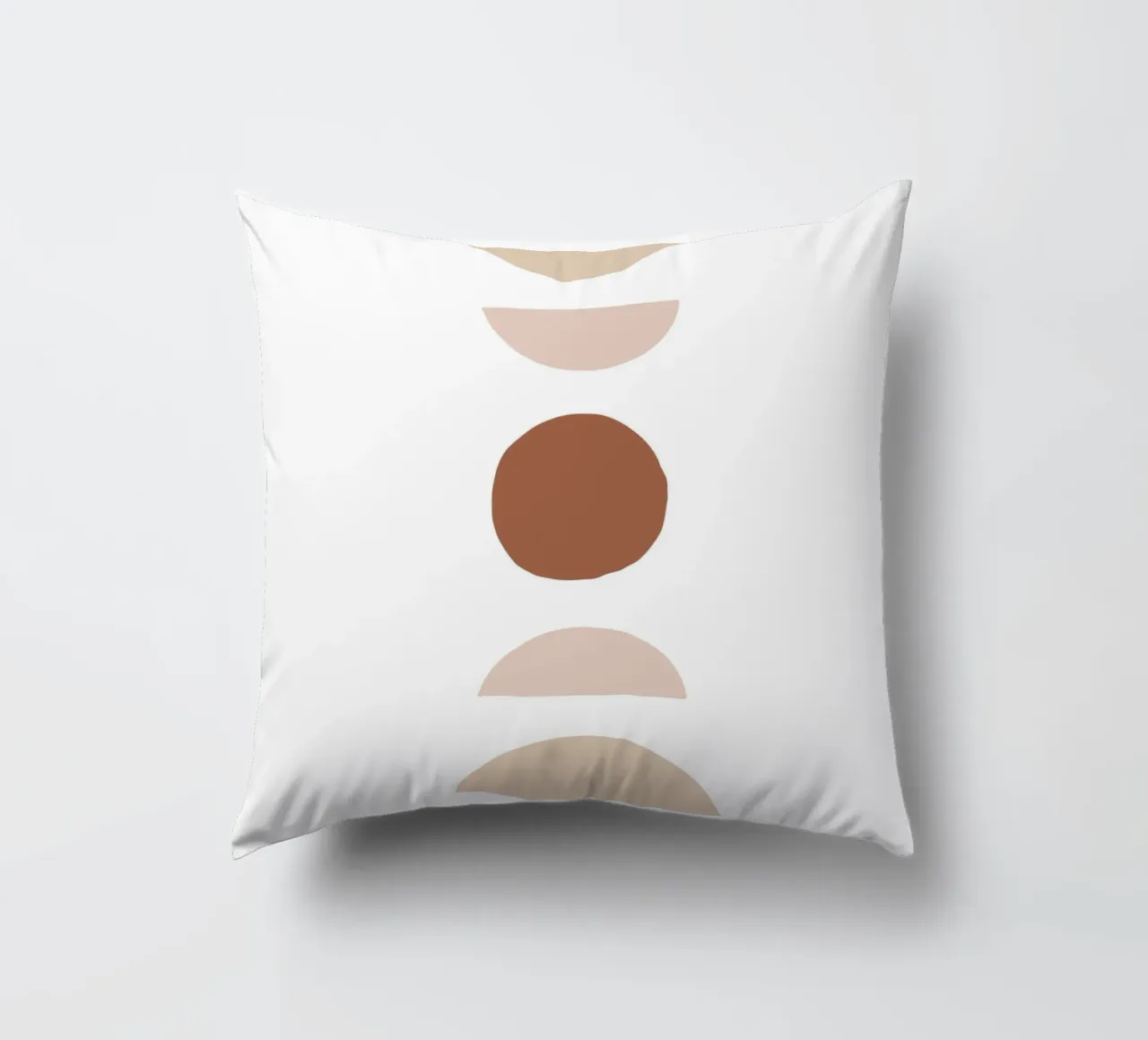 Abstract geometry - Boho minimalism decorative cushion by Whole©