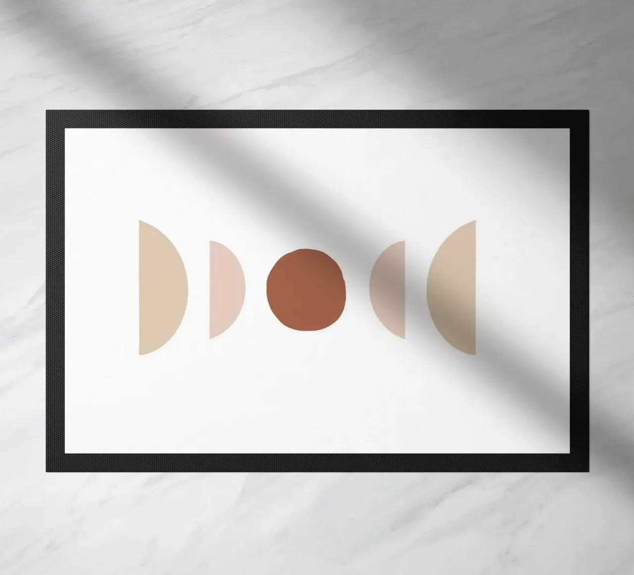 Abstract geometry - Boho minimalism doormat by Whole©
