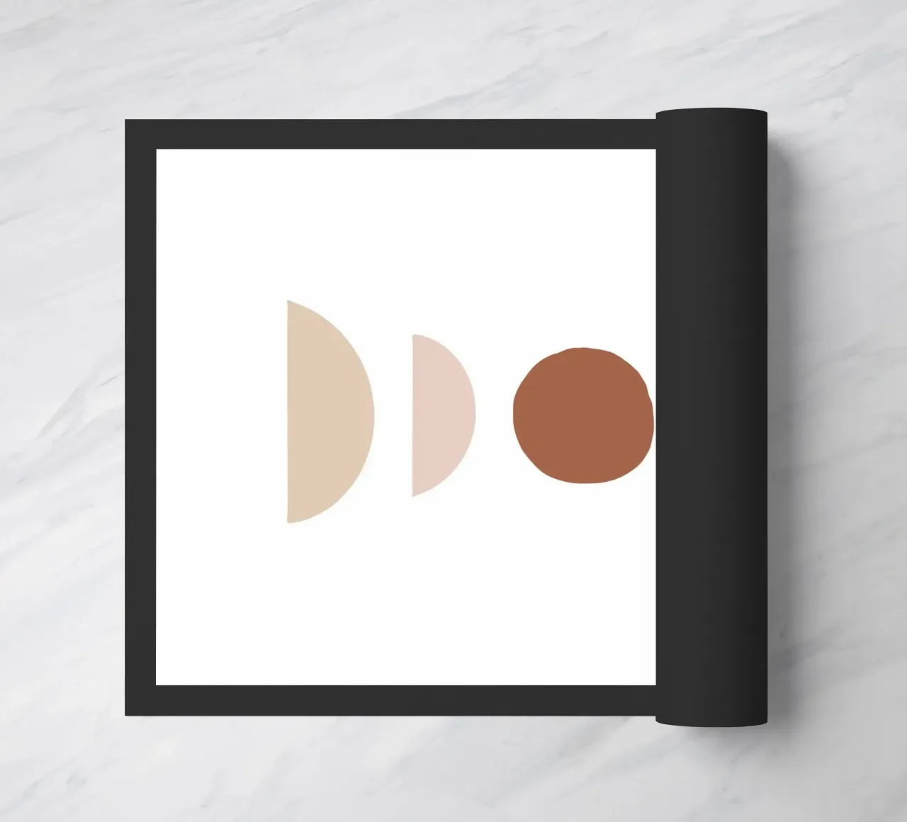 Abstract geometry - Boho minimalism doormat by Whole©