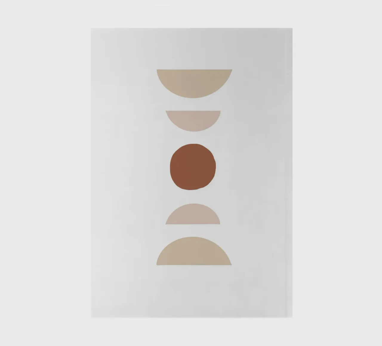 Abstract geometry - Boho minimalism notebook by Whole©