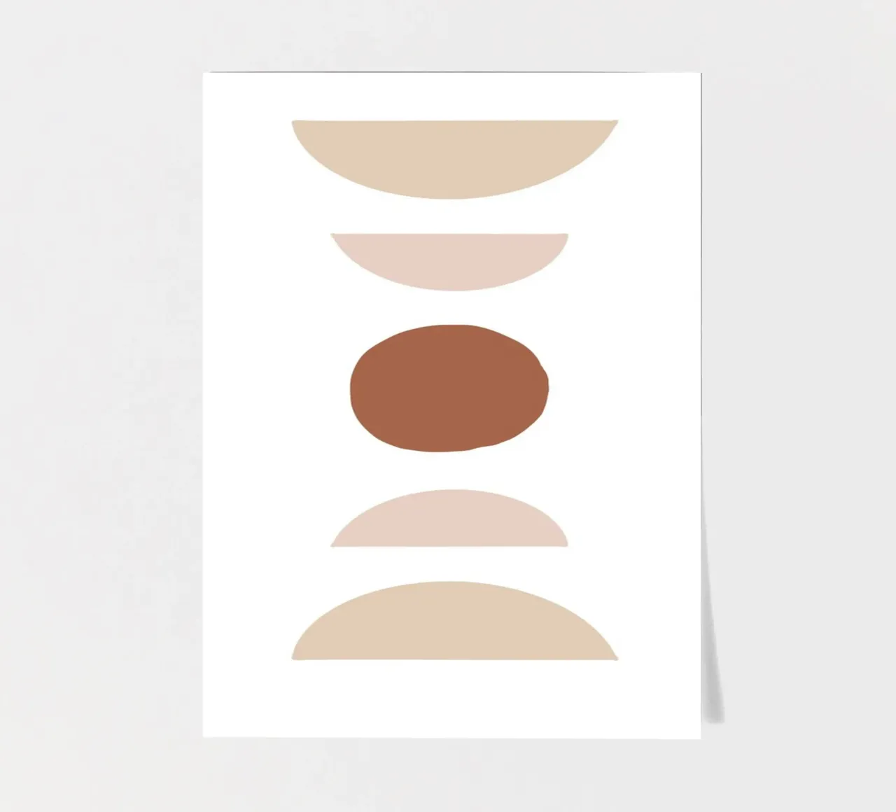 Abstract geometry - Boho minimalism sticker sheet by Whole©
