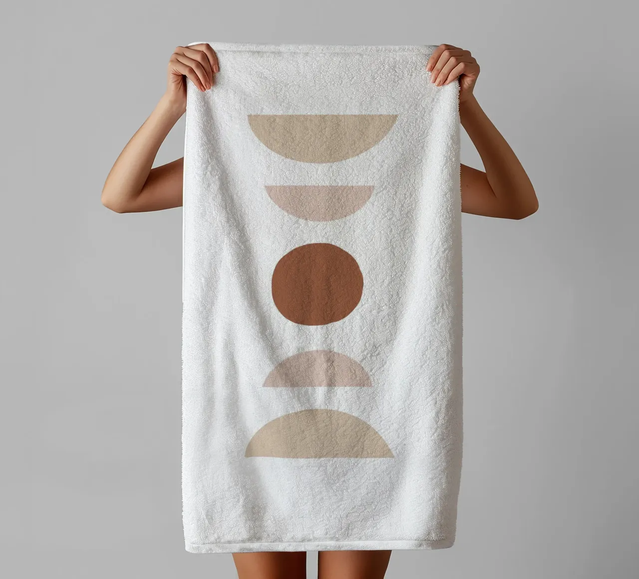 Abstract geometry - Boho minimalism towel by Whole©
