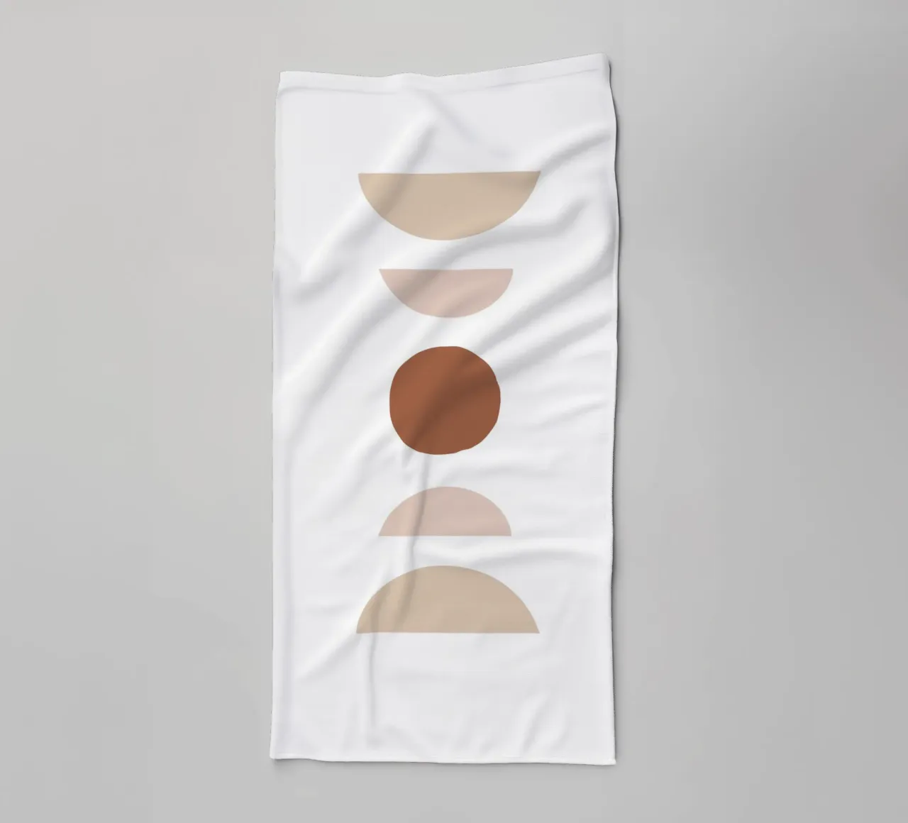 Abstract geometry - Boho minimalism towel by Whole©