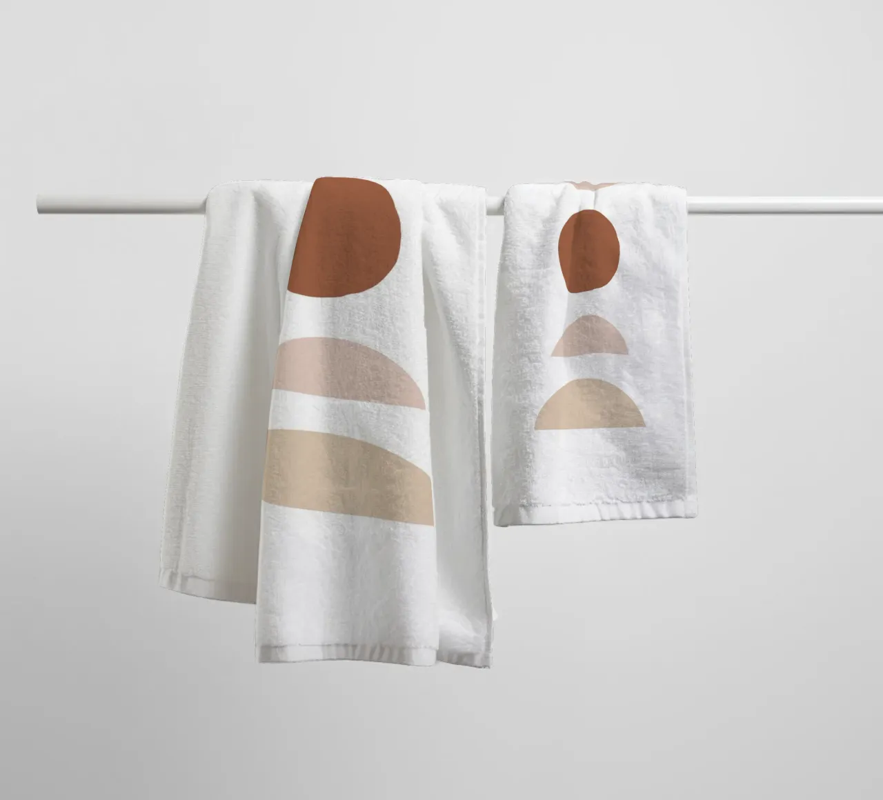 Abstract geometry - Boho minimalism towel by Whole©