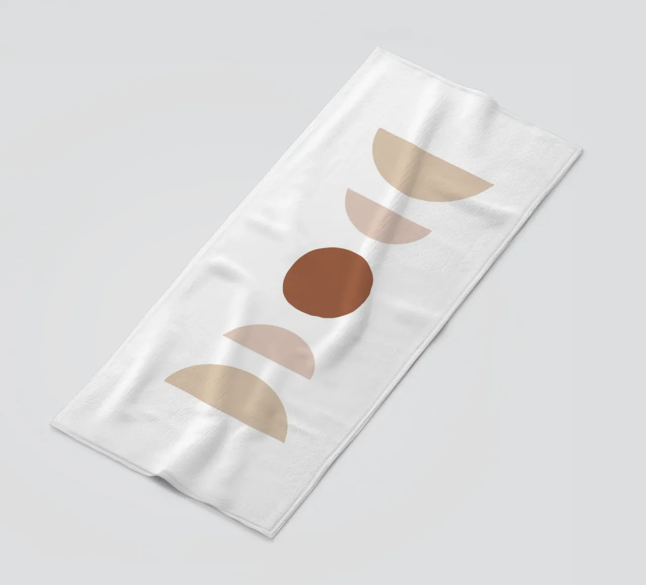 Abstract geometry - Boho minimalism beach towel by Whole©