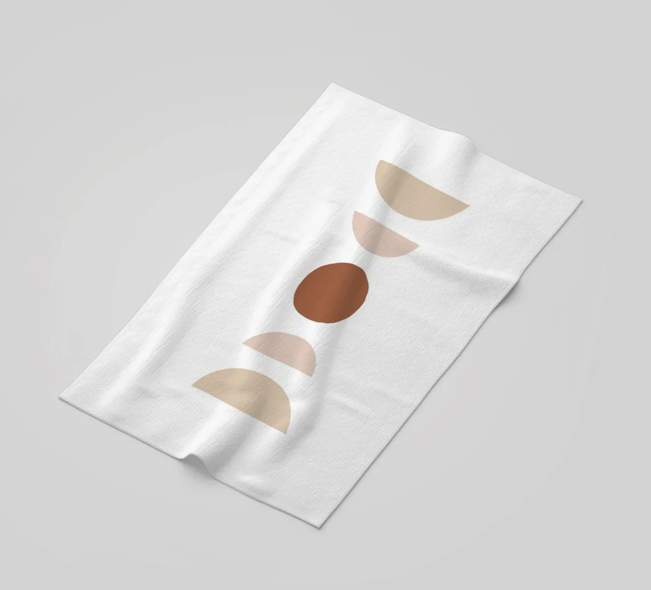 Abstract geometry - Boho minimalism beach towel by Whole©