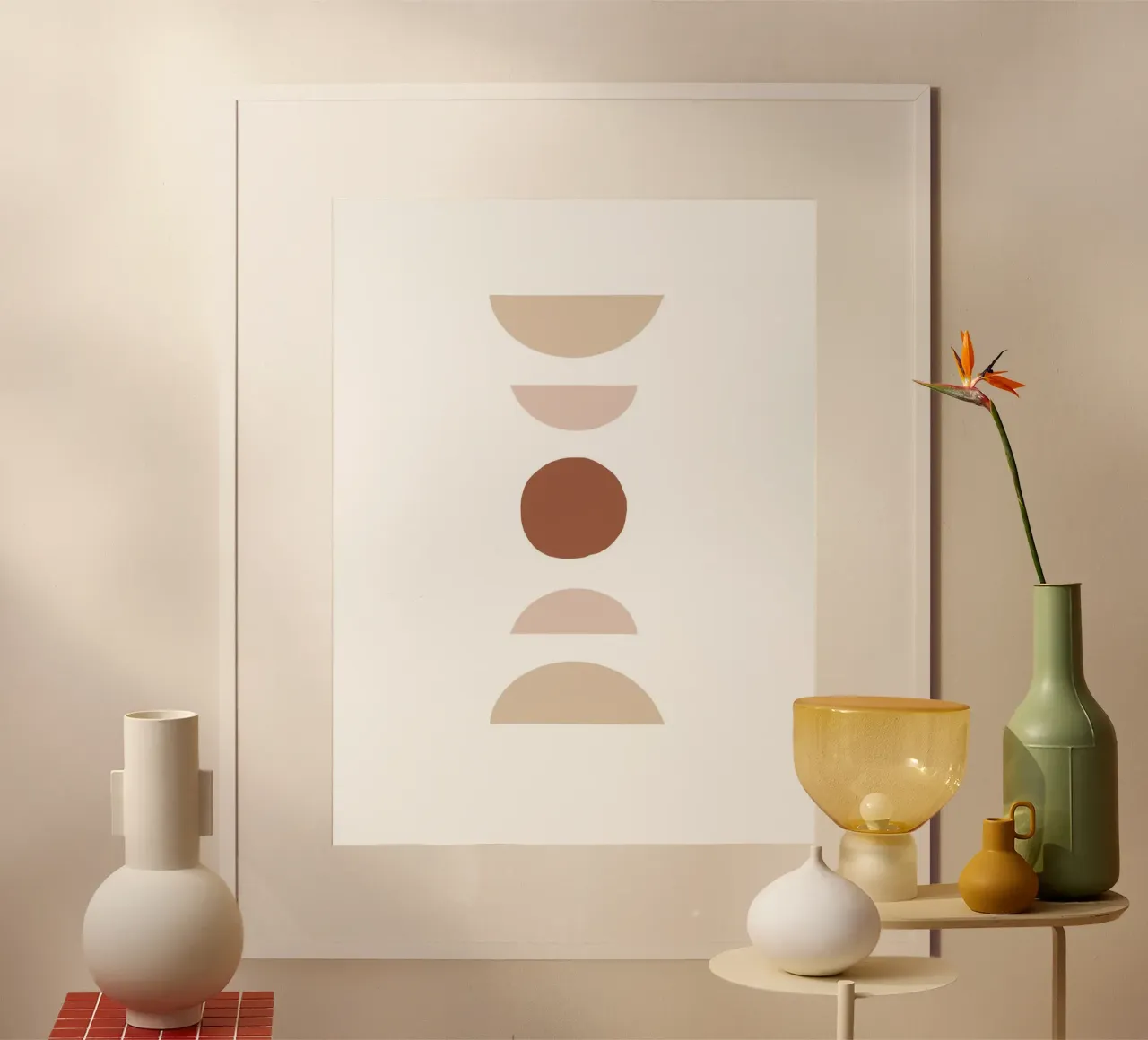 Abstract geometry - Boho minimalism hahnemühle by Whole©