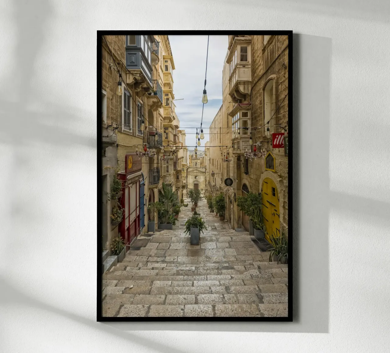 Street view Valetta Malta hahnemühle by Curious Collections by Marielle Leenders