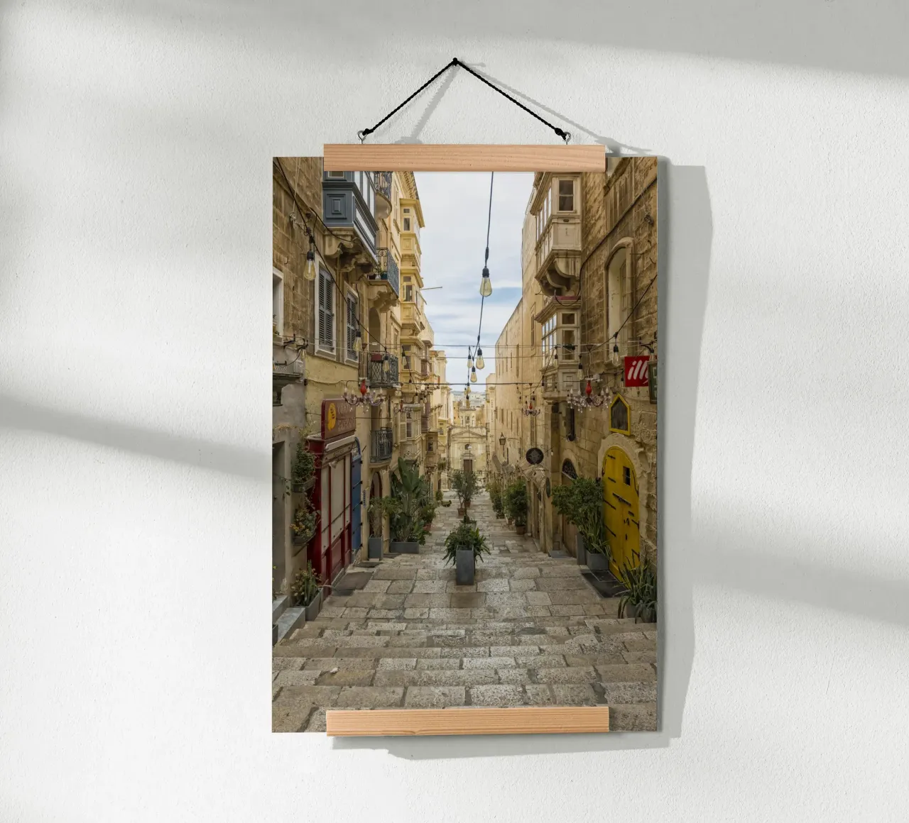 Street view Valetta Malta hahnemühle by Curious Collections by Marielle Leenders