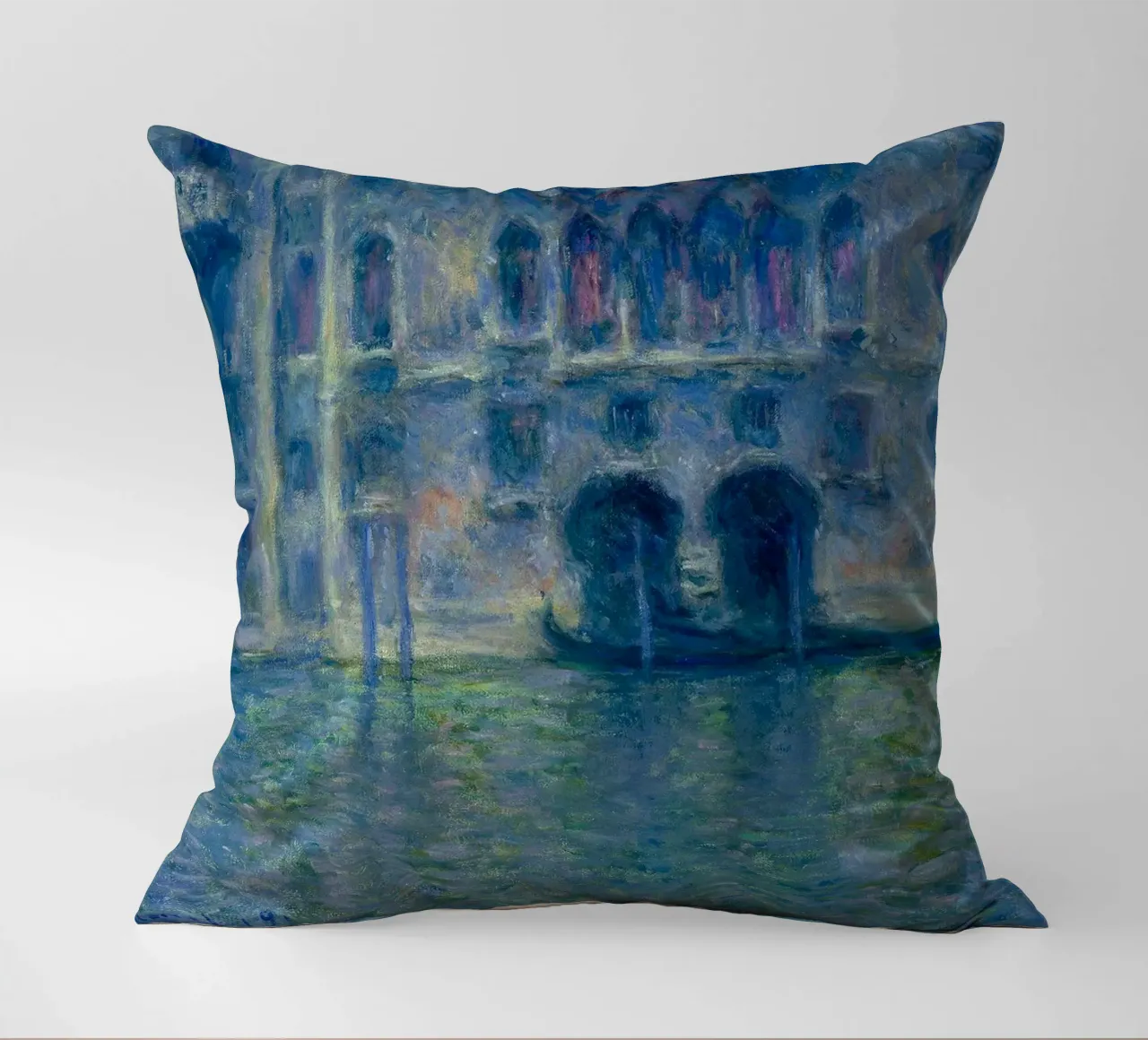 Claude Monet - Palazzo da Mula in Venice cuscino da William Store