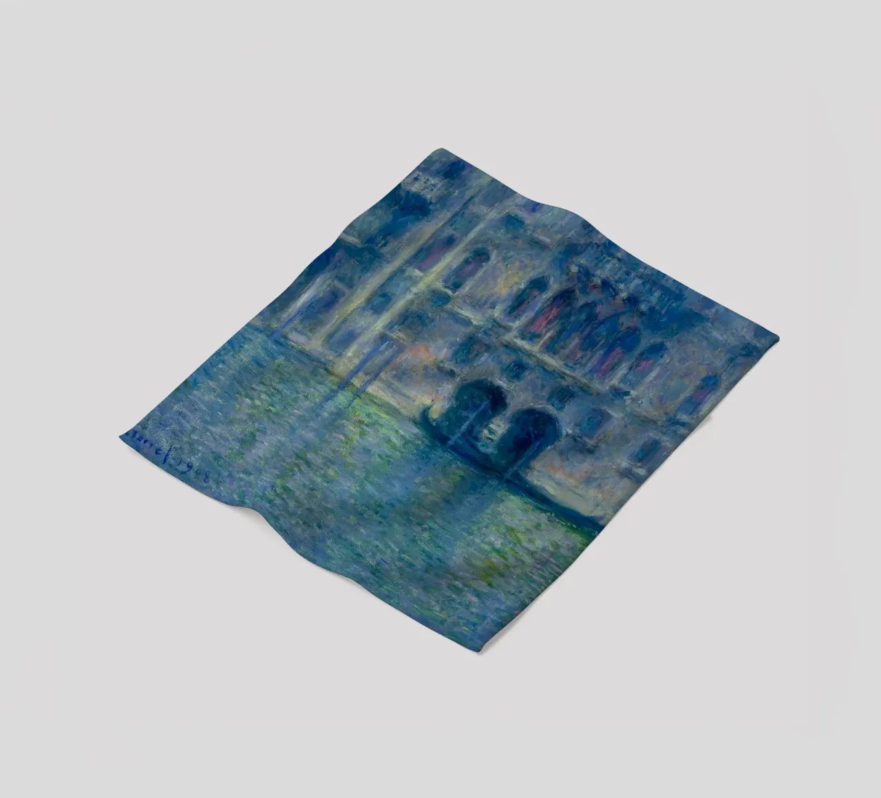 Claude Monet - Palazzo da Mula in Venice coperta in pile da William Store