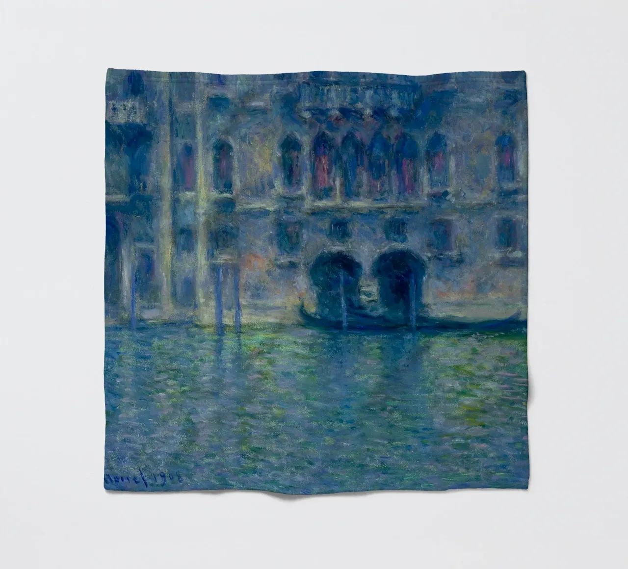 Claude Monet - Palazzo da Mula in Venice coperta in pile da William Store
