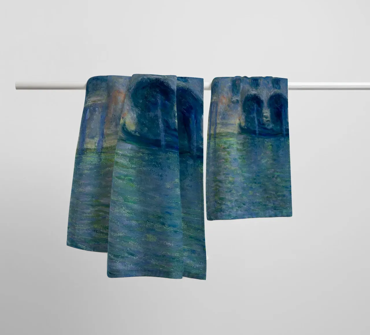 Claude Monet - Palazzo da Mula in Venice asciugamano da bagno da William Store