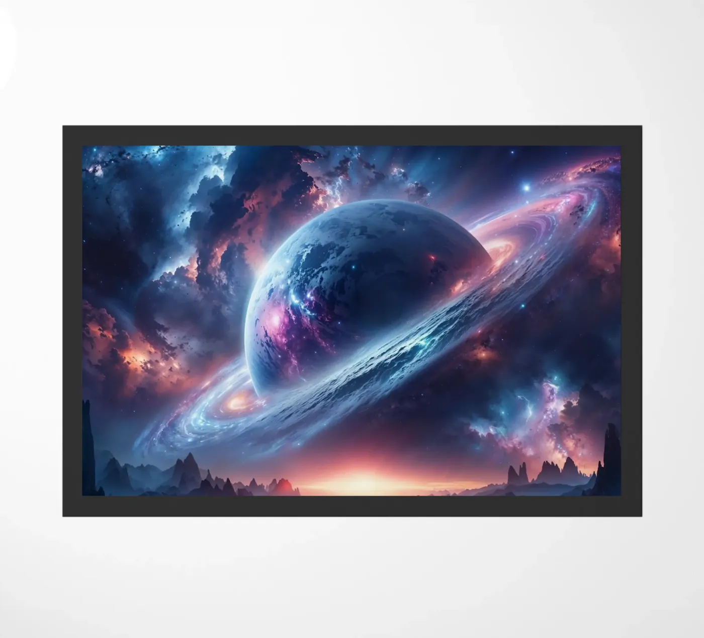 Interstellar Dreamscape doormat by Pixaverse