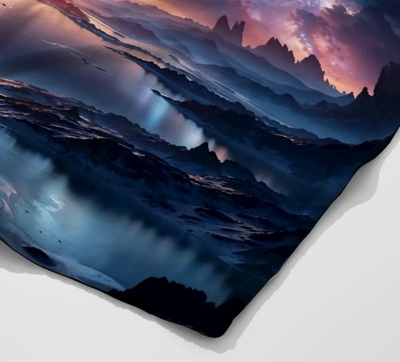 Interstellar Dreamscape Fleecedecke von Pixaverse