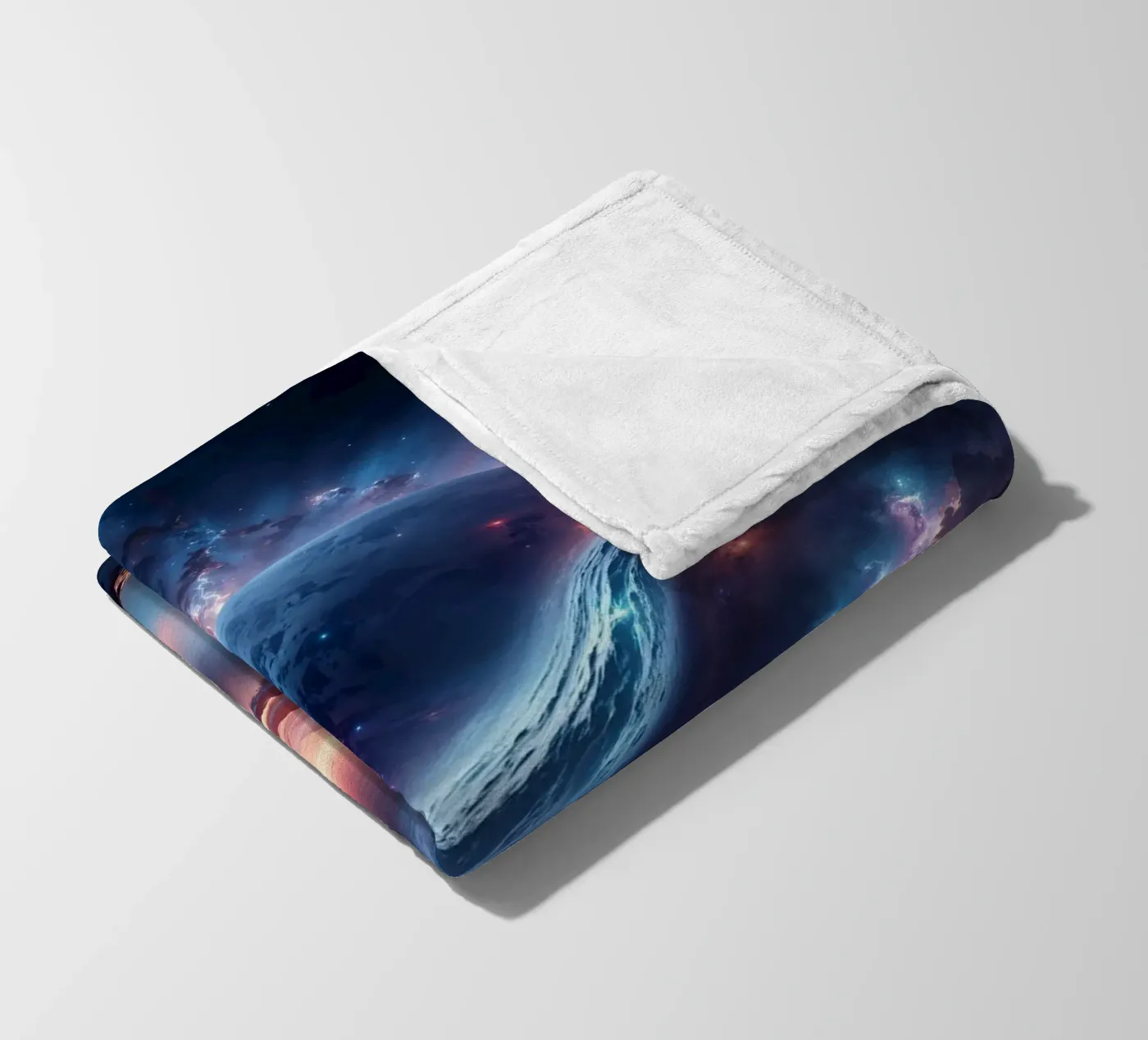 Interstellar Dreamscape Fleecedecke von Pixaverse
