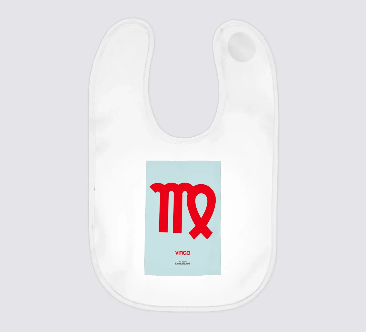 Virgo Zodiac Sign Red bavaglino da Naxart