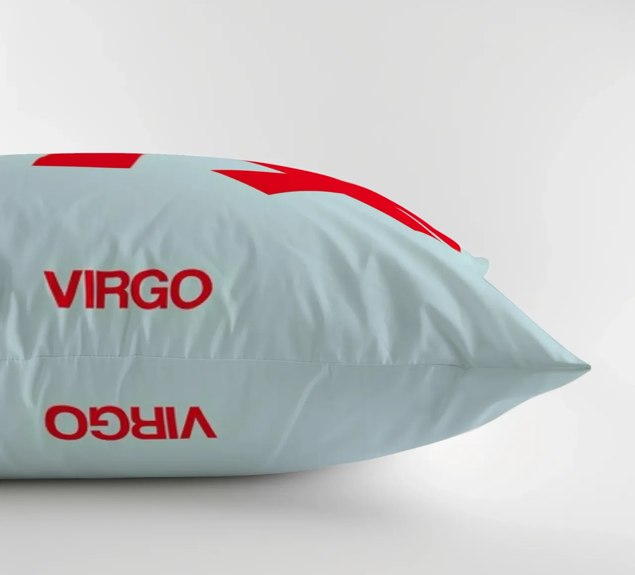 Virgo Zodiac Sign Red cuscino da Naxart