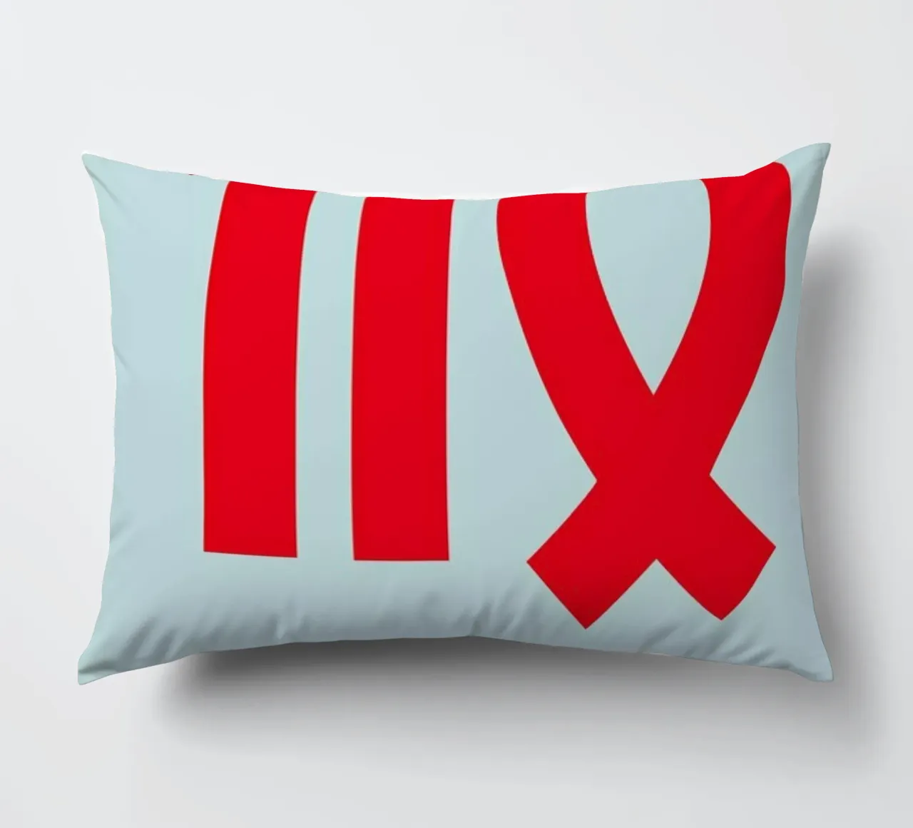 Virgo Zodiac Sign Red cuscino da Naxart