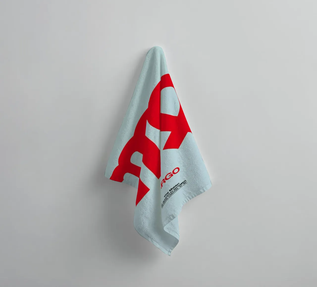 Virgo Zodiac Sign Red asciugamano da bagno da Naxart