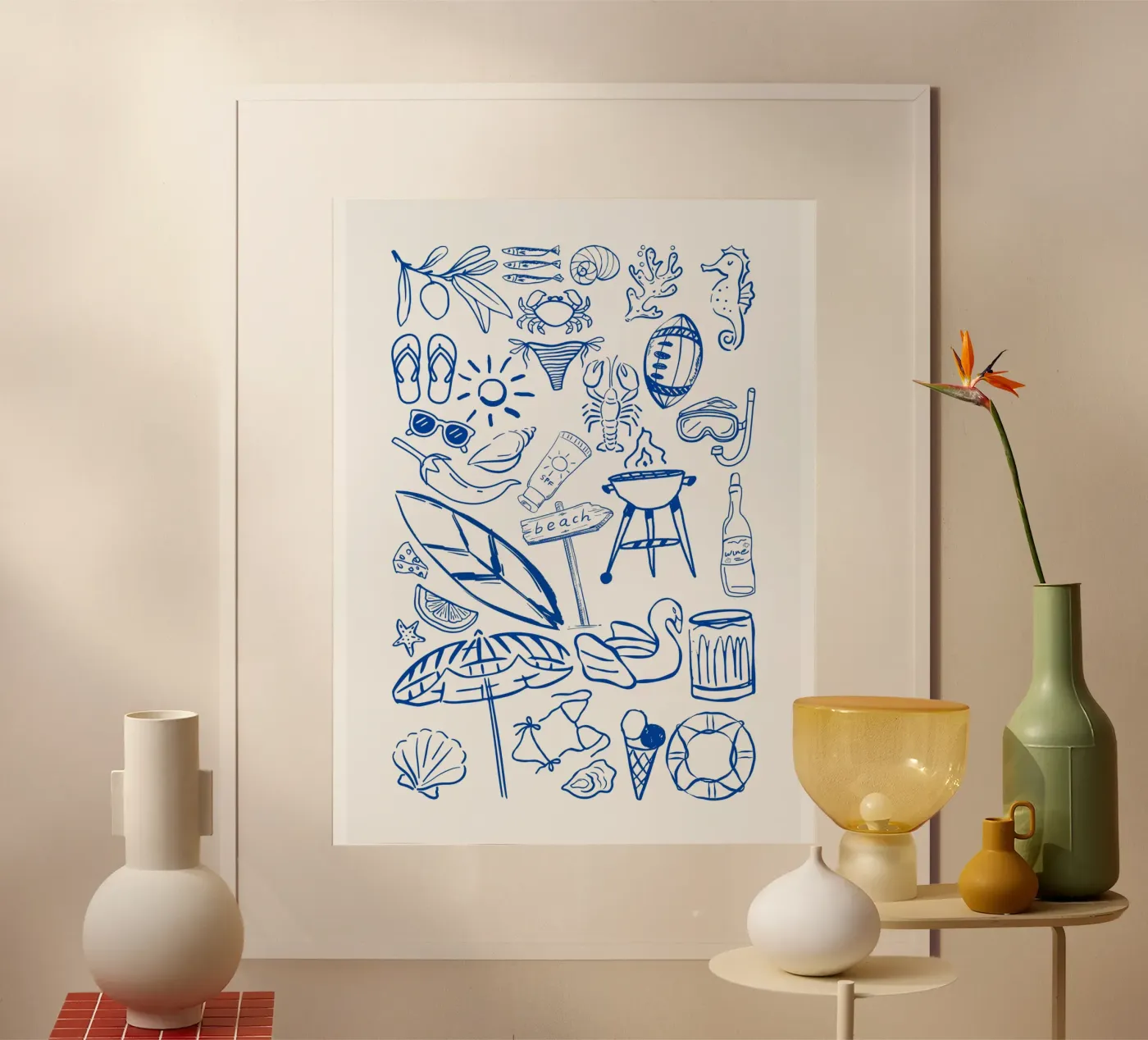 esprit sud poster da Les Copains