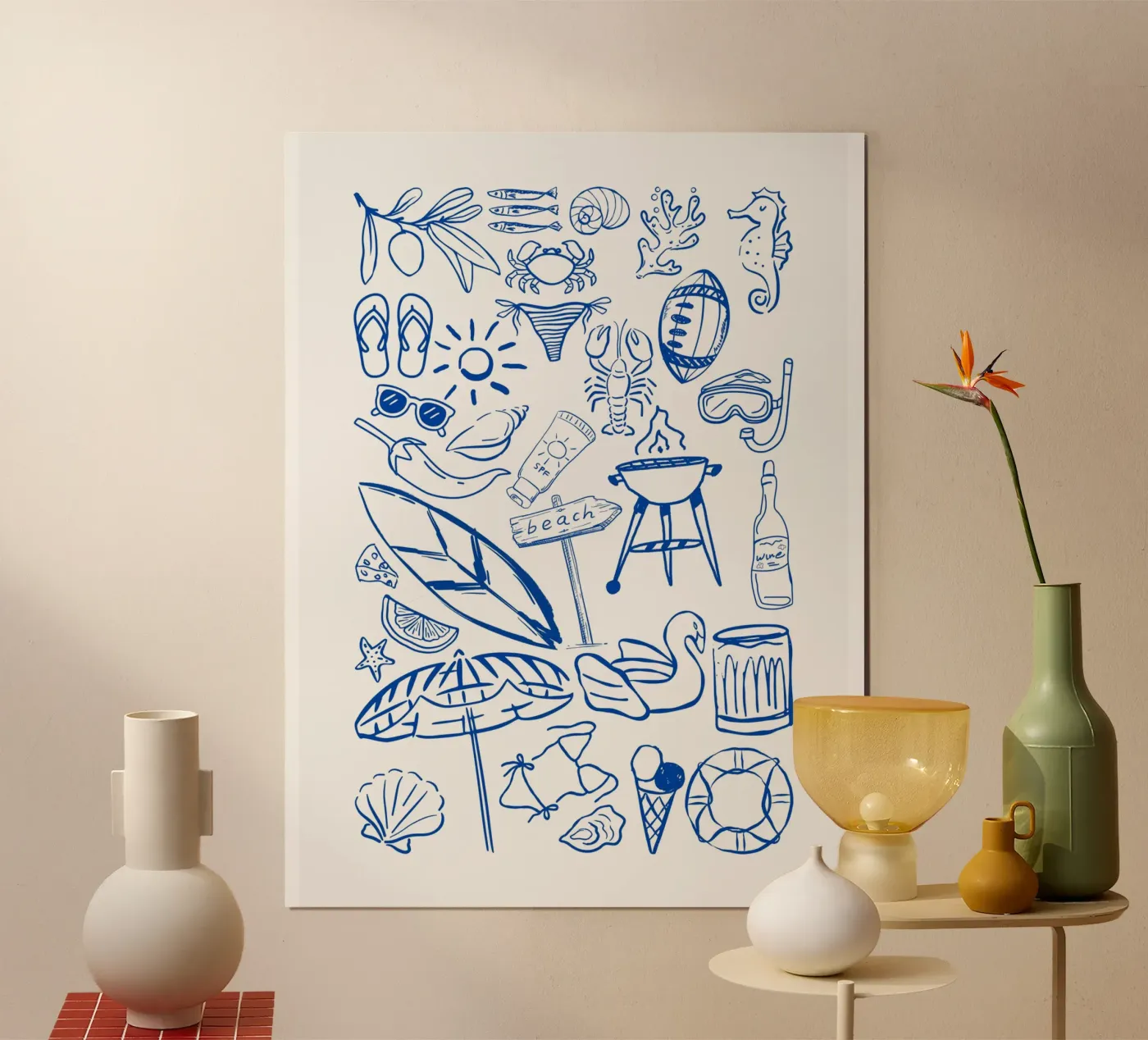 esprit sud poster da Les Copains