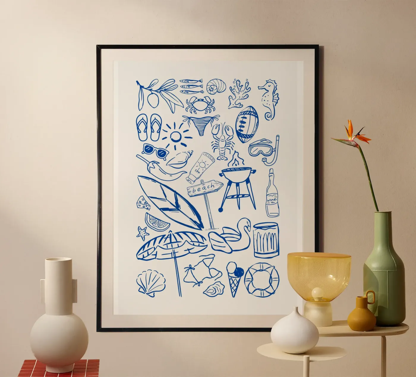 esprit sud poster da Les Copains