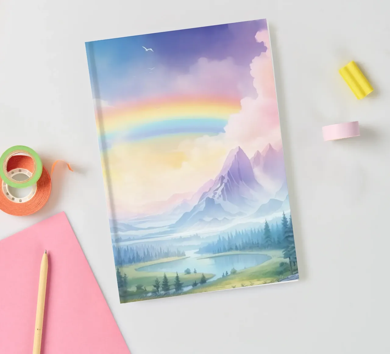 Rainbow notebook by Théïa's Fantasia World
