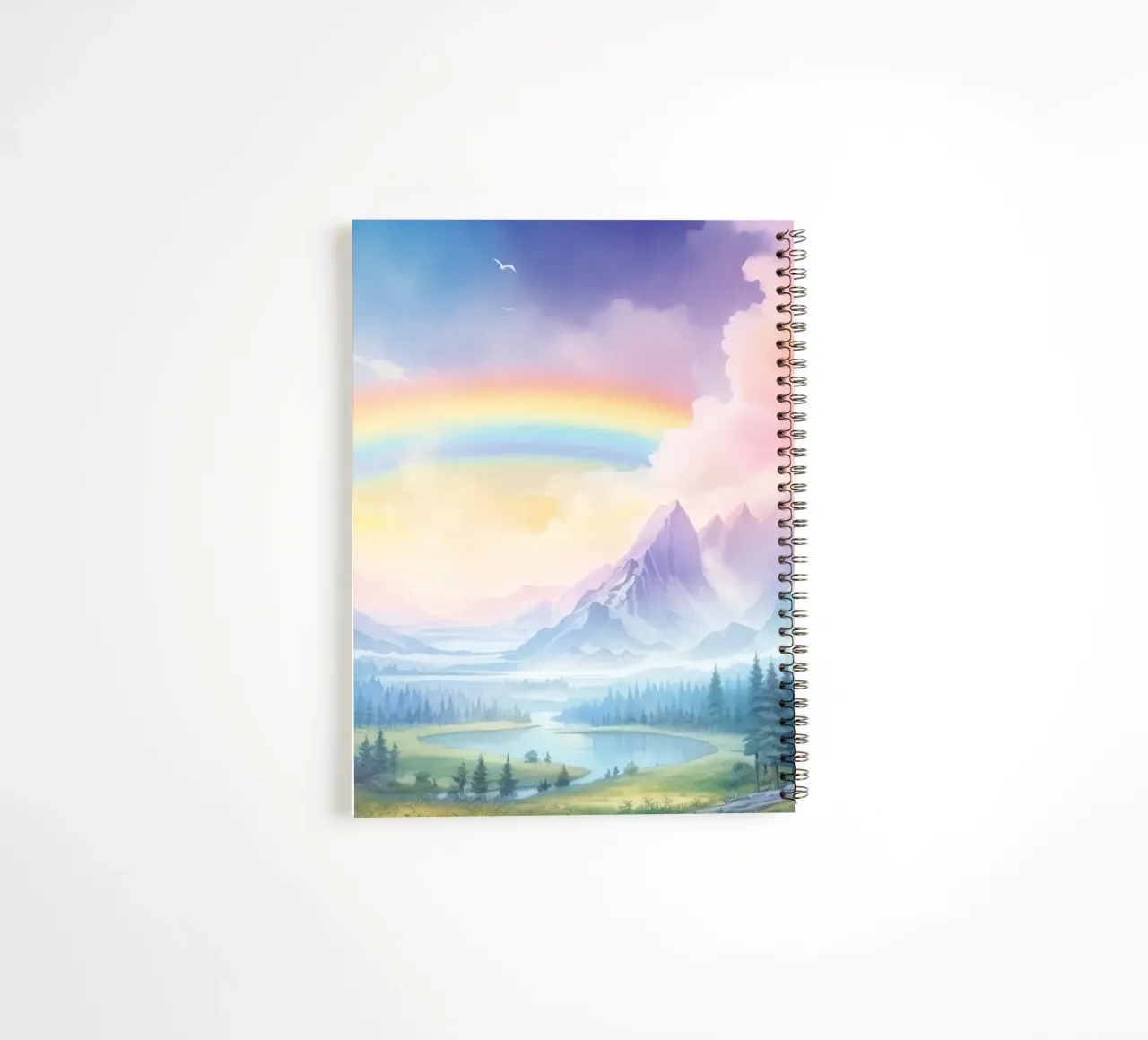 Rainbow spiral notebook by Théïa's Fantasia World