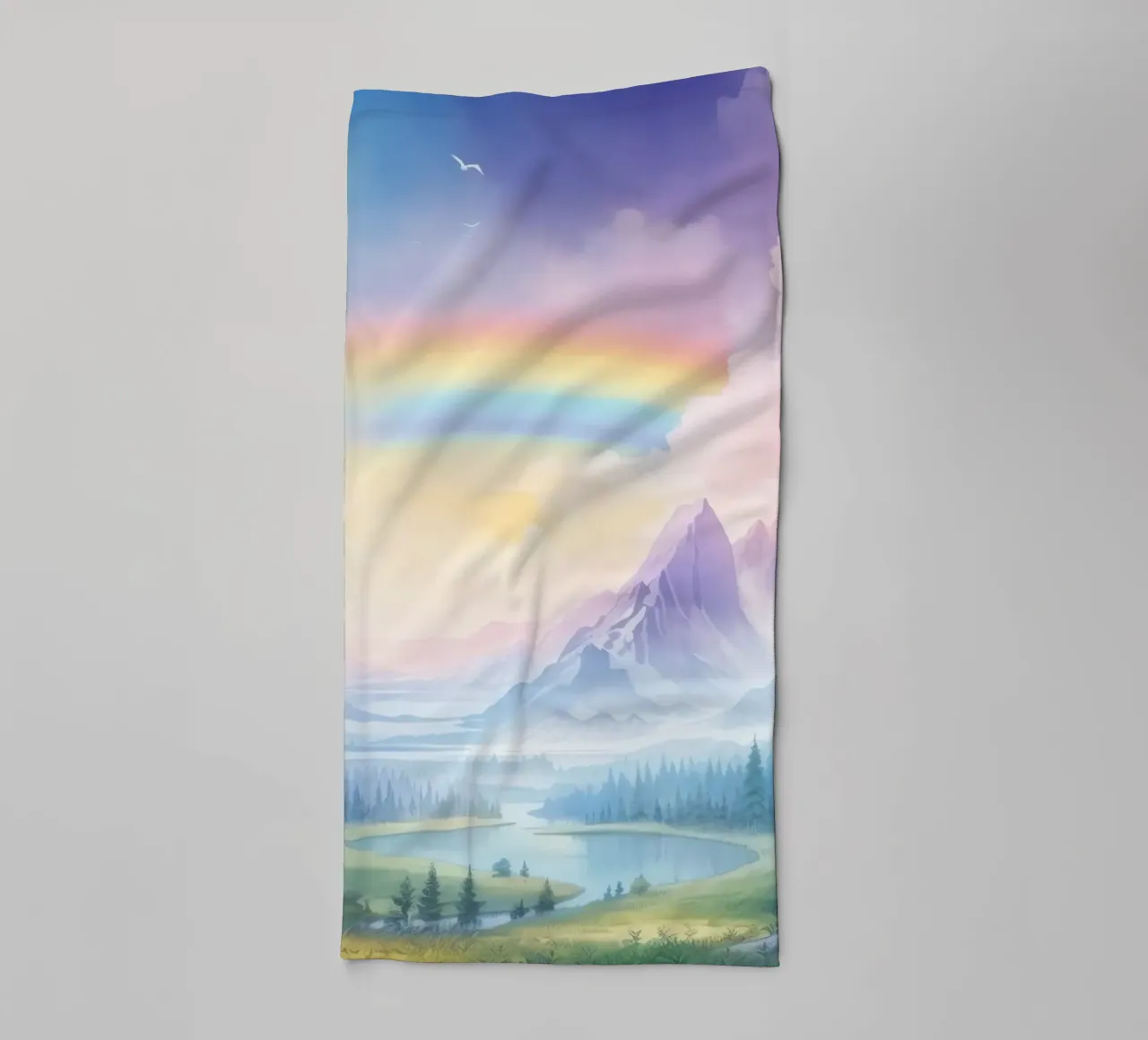 Arcobaleno asciugamano da bagno da Théïa's Fantasia World