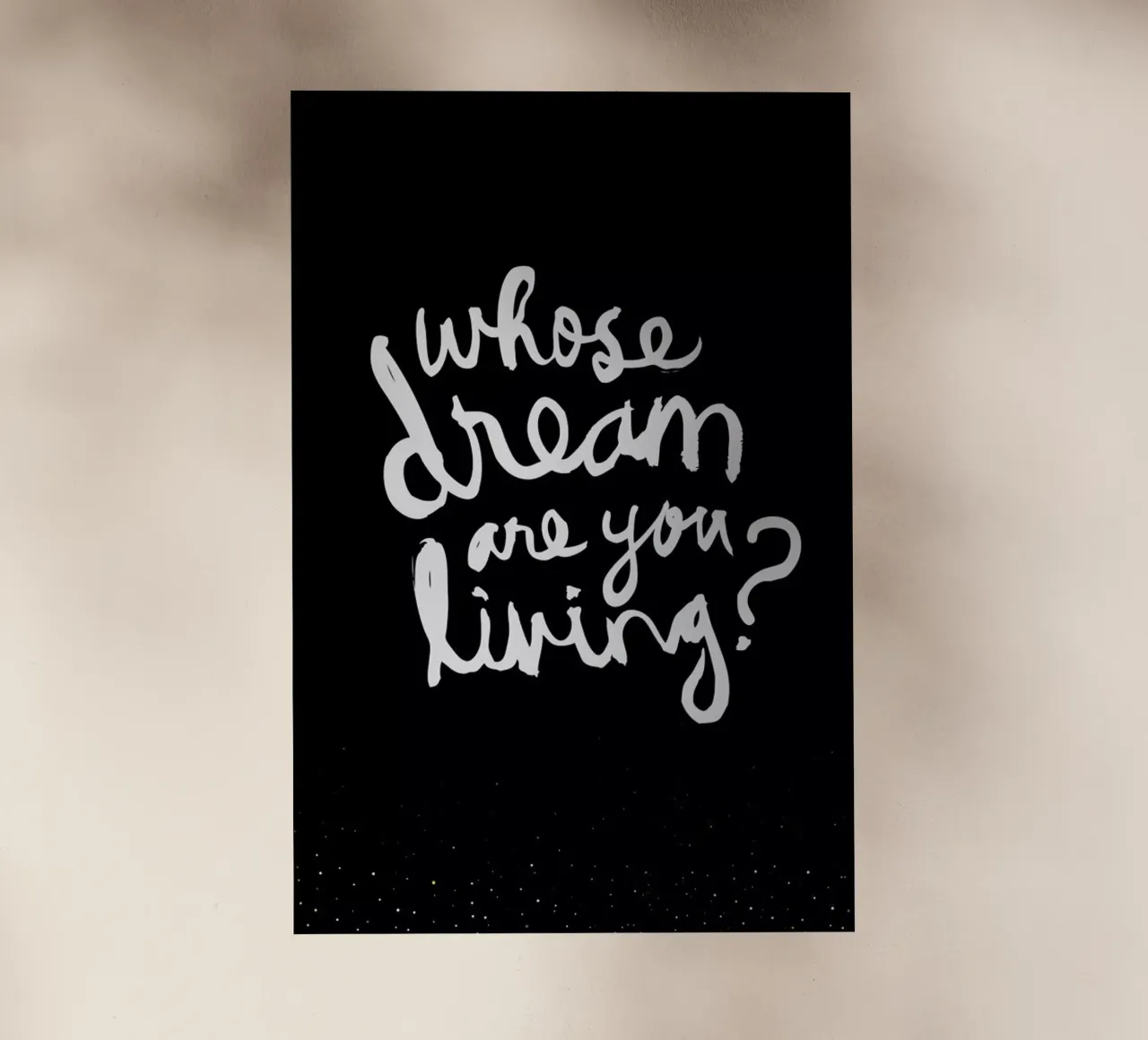 Whose Dream pellicola backlit da Dead Language