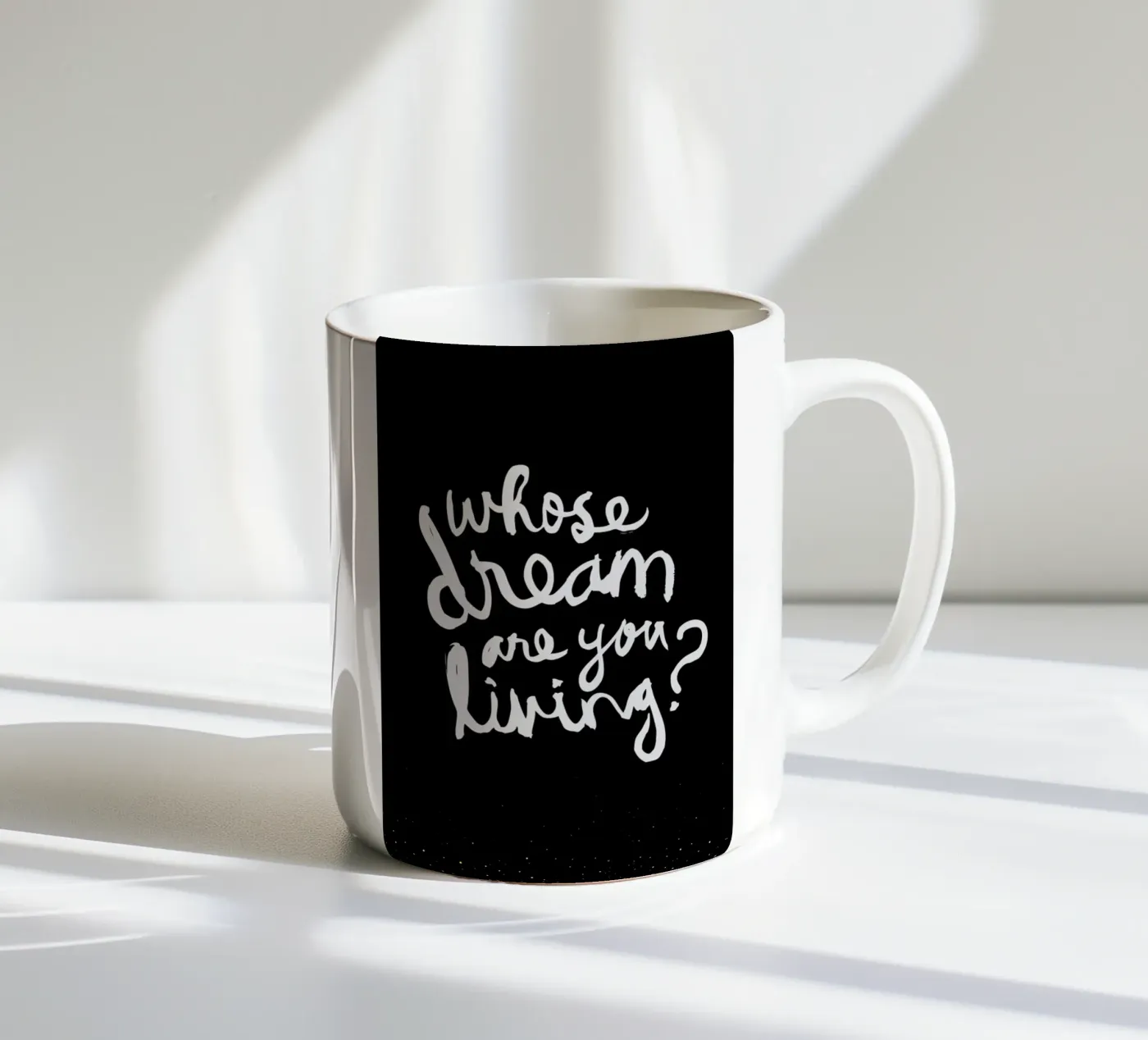 Whose Dream ceramic mug by Dead Language