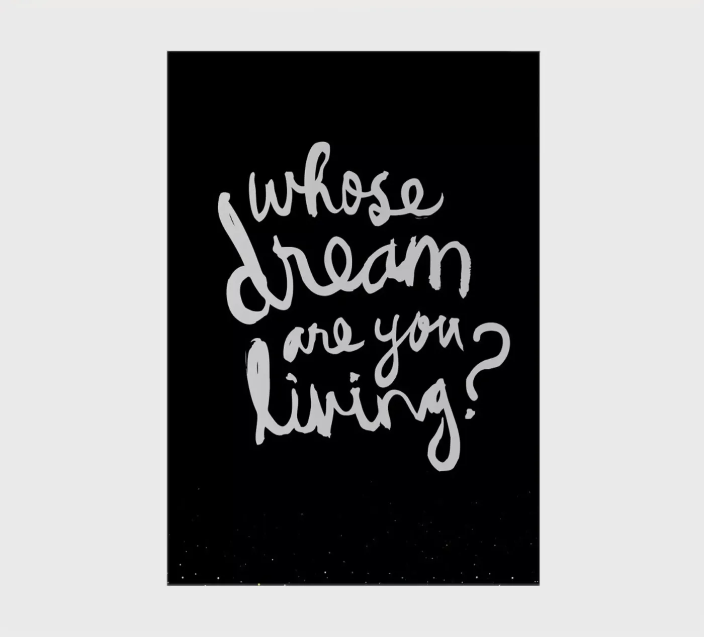 Whose Dream notebook by Dead Language