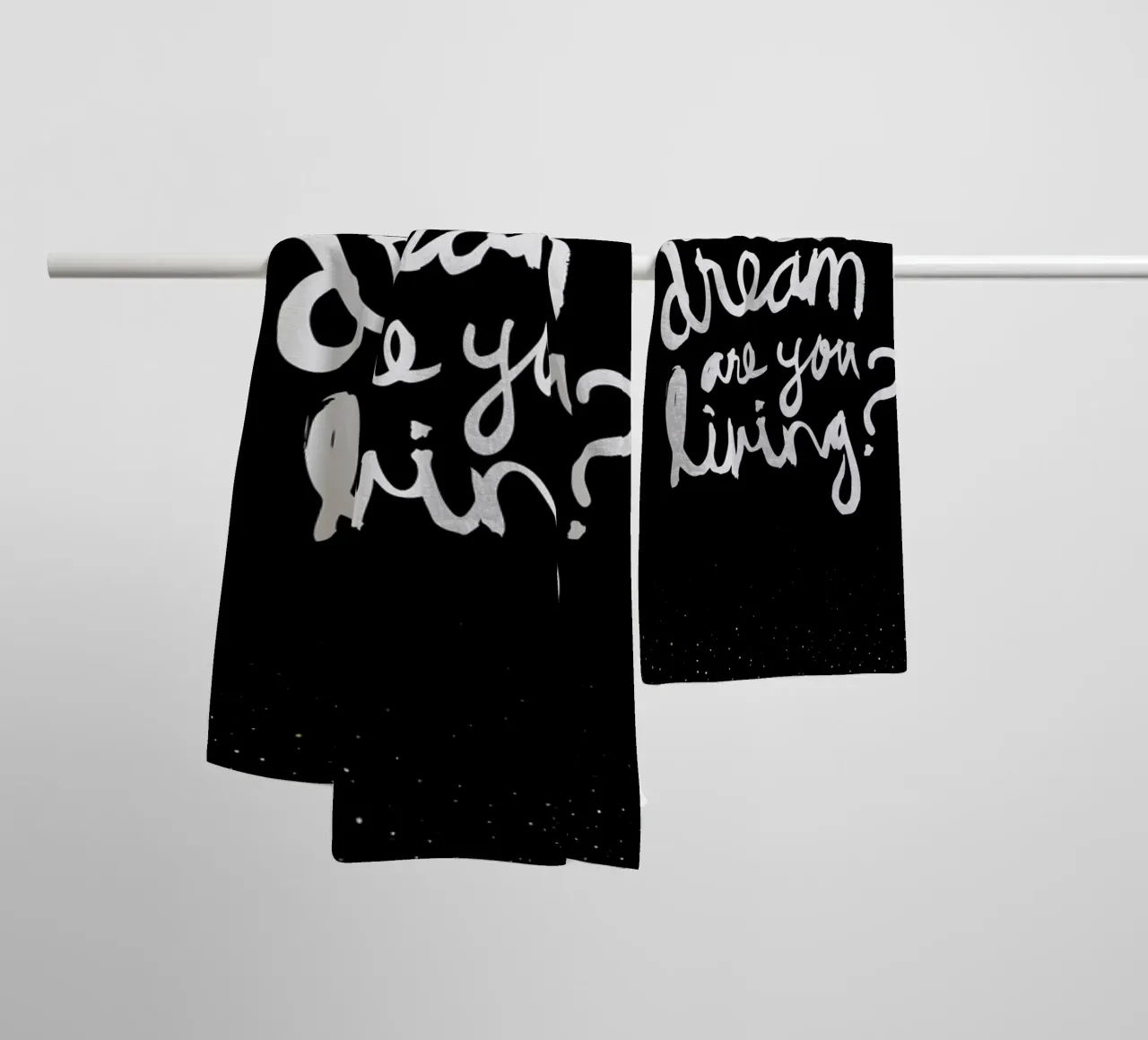 Whose Dream towel by Dead Language