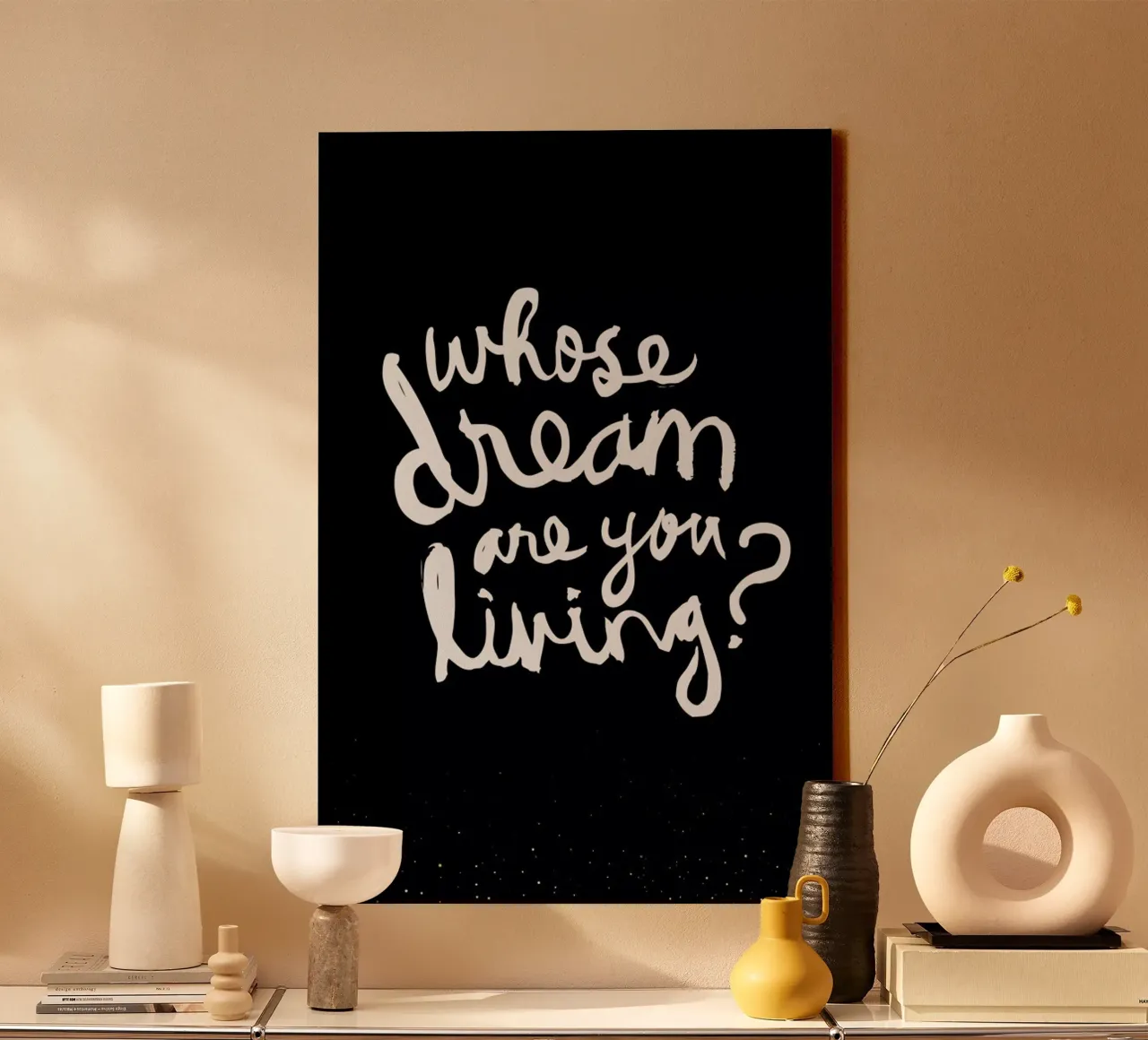 Whose Dream tela con Cornice a cassetta da Dead Language