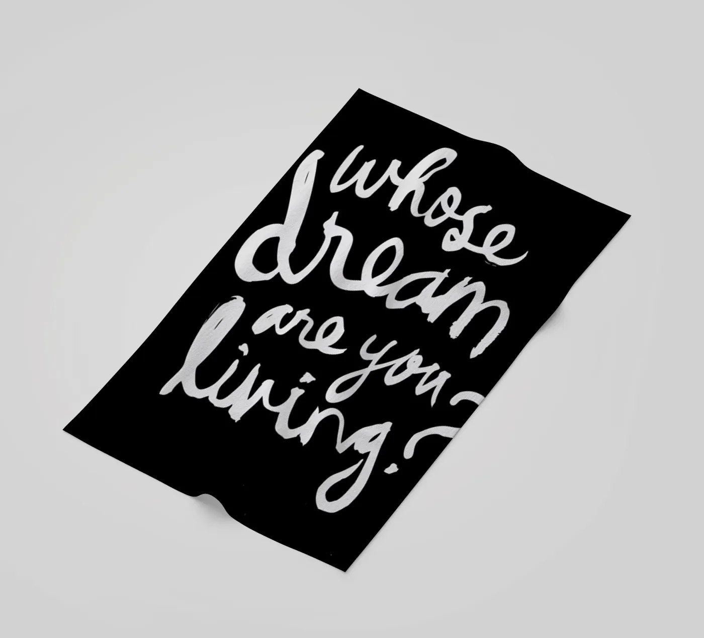 Whose Dream strandhanddoek van Dead Language