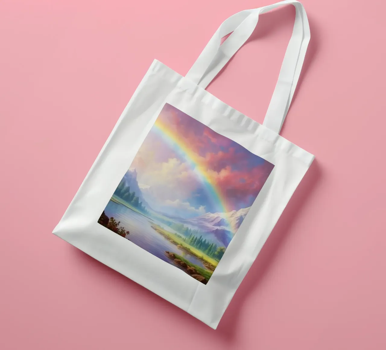 Arcobaleno borsa in juta da Théïa's Fantasia World