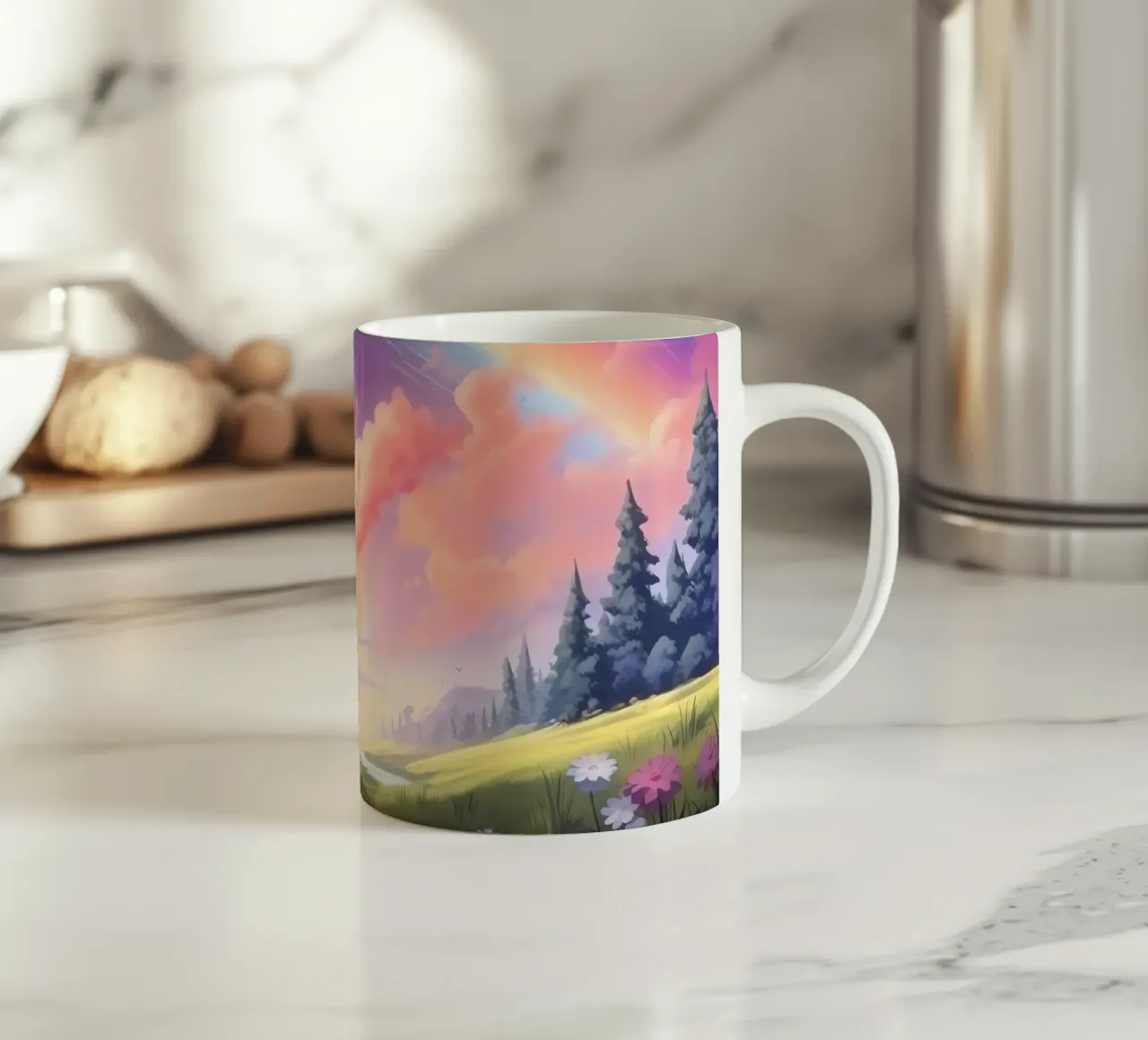 Arcobaleno tazza in ceramica da Théïa's Fantasia World