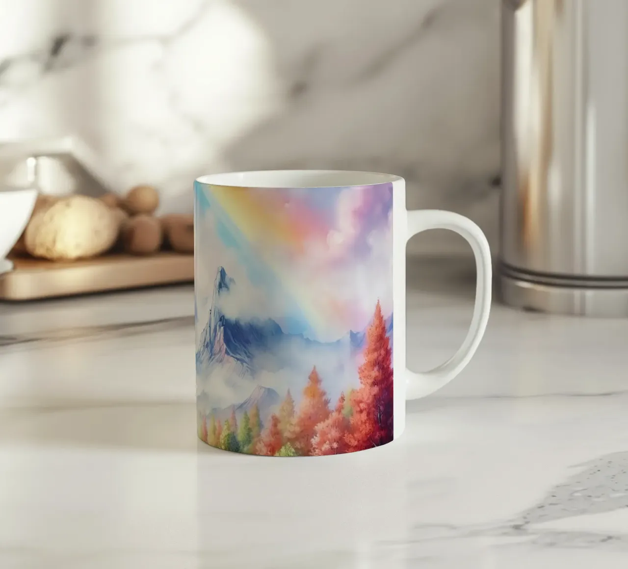 Arcobaleno tazza in ceramica da Théïa's Fantasia World