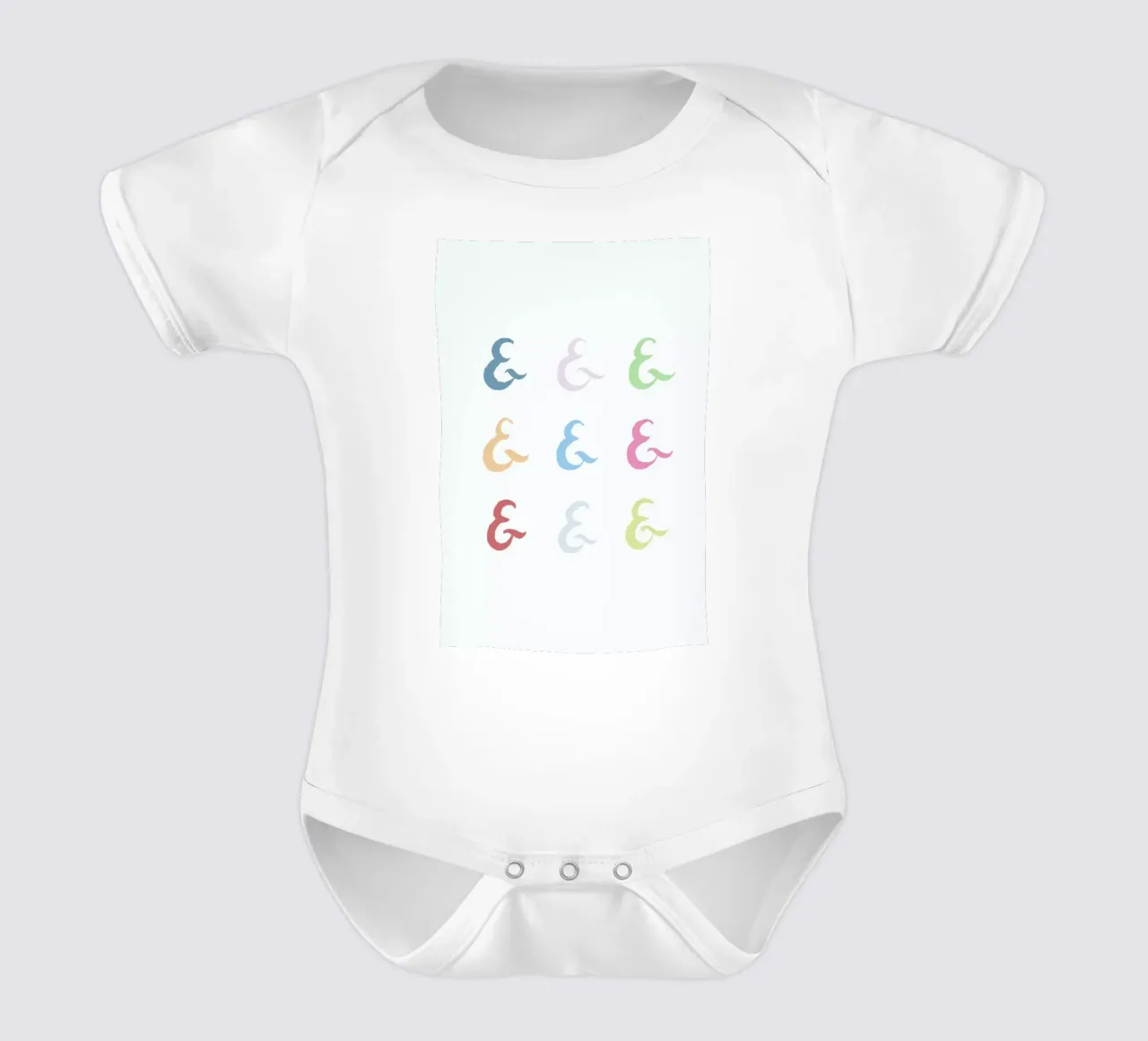 Ampersand body neonato maniche corte da Dead Language