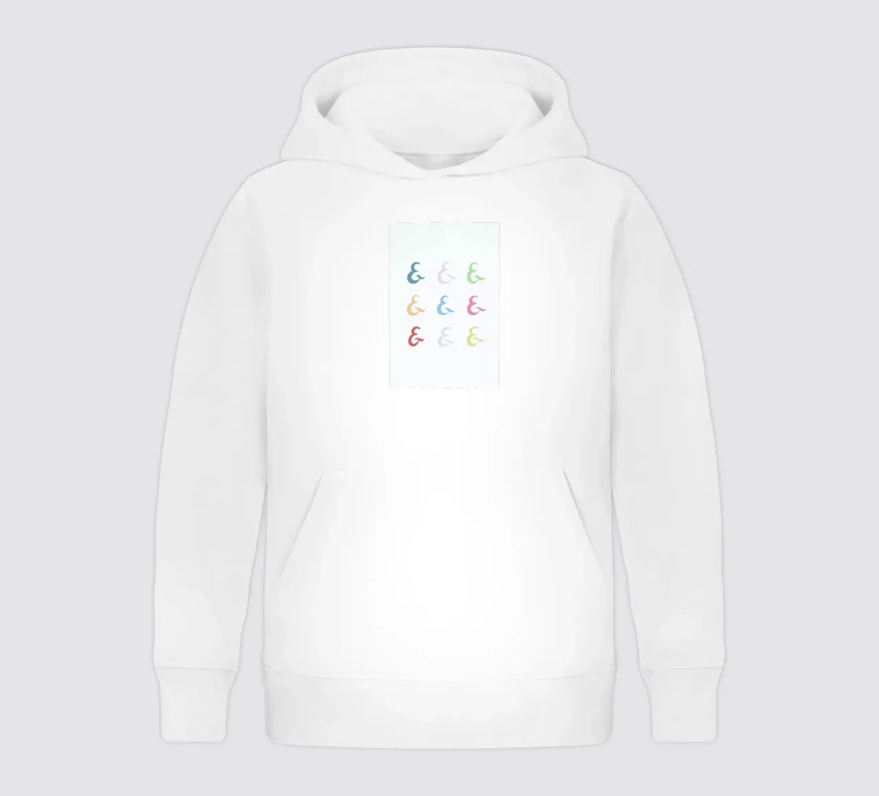 Ampersand felpa bambino con cappuccio da Dead Language