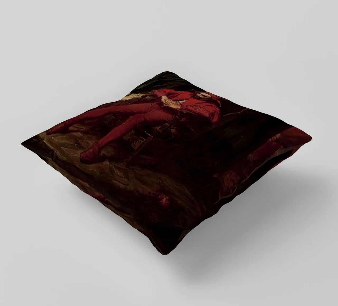 Jan Matejko - Stanczyk cuscino da William Store