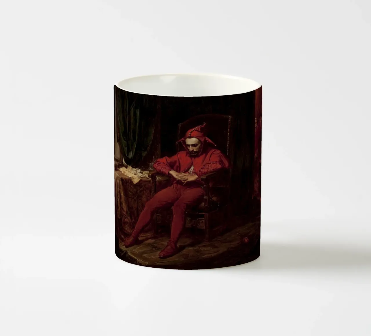 Jan Matejko - Stanczyk tazza in ceramica da William Store
