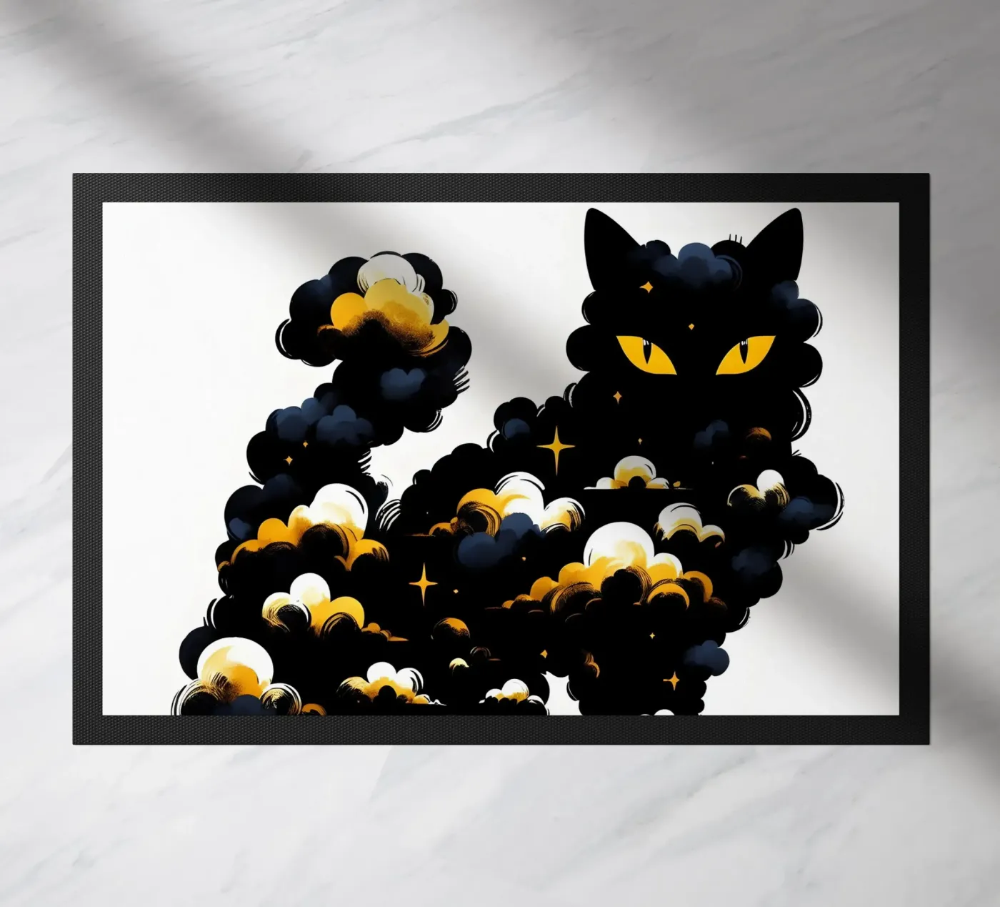 Cat Portrait doormat by ARTOMATIC