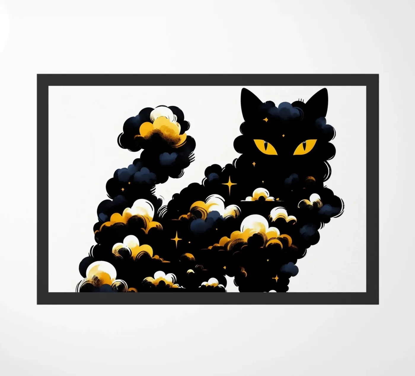 Cat Portrait doormat by ARTOMATIC