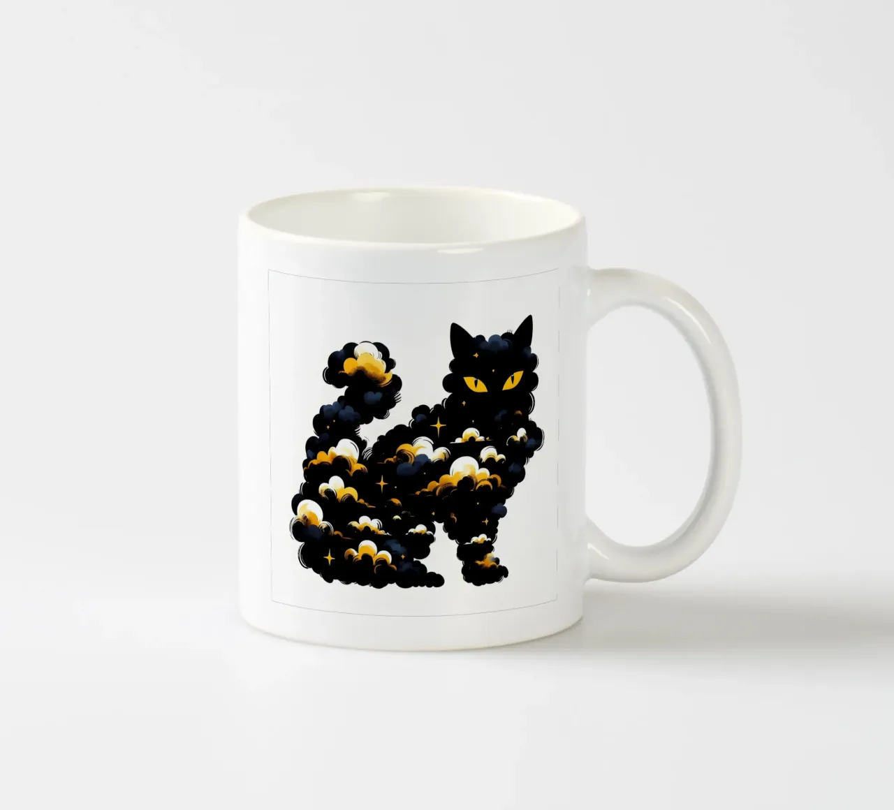 Ritratto di gatto tazza in ceramica da ARTOMATIC